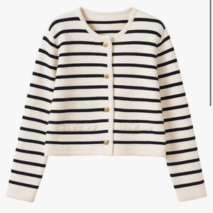 Striped Lady Sweater Size Small